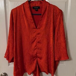 Karen Kane Textured Blouse size L